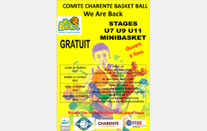 Stage de basket U9-U11 Février 2025